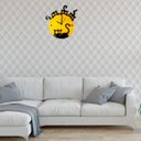 Ver imagem 3 de Relógio Gato Parede Cozinha Petshop Animais Amarelo