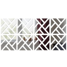 Espelho Decorativo Grande 1,60x0,80M Abstrato Quarto Sala - 2