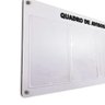 Quadro de avisos gestão à vista 3 displays A4 Branco - 2