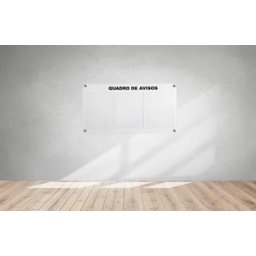 Quadro de avisos gestão à vista 3 displays A4 Branco - 4