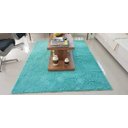 Ver imagem 5 de Tapete de Algodão para Sala/Quarto - Verde Tiffany - 1,50 x 2,00