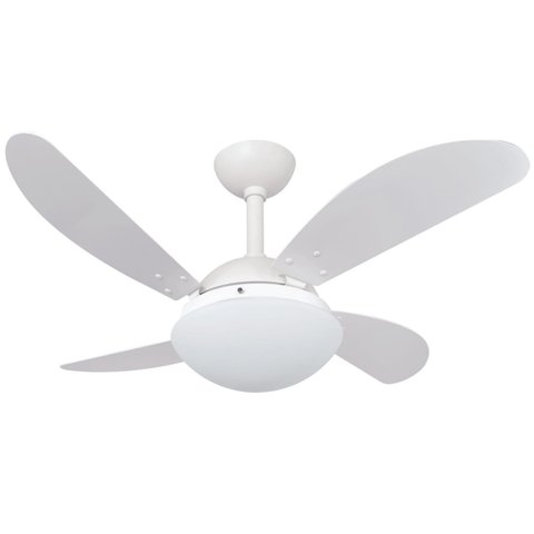 Ventilador de Teto Infinity Grand Classic Branco 4 Pás MDF Branco 110V 1052