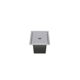 Lixeira Inox para Embutir Capacidade 5 Litros Ecosul - 3