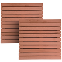 Ver imagem 1 de 2 Deck Madeira Modular 50x50 Natural Área Interna e Externa