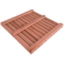 Ver imagem 3 de 2 Deck Madeira Modular 50x50 Natural Área Interna e Externa