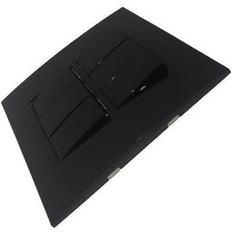 Conjunto 4x4" Linha Ebony Sleek Alto Brilho - 6 Interruptor Simples - 1
