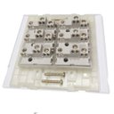 Ver imagem 2 de Conjunto 4x4 Linha Sleek Branco Alto brilho - 6 Interruptor paralelo