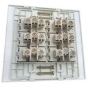 Ver imagem 2 de Conjunto 4x4 Linha Sleek Branco Alto brilho - 6 Tomadas 2p+t 20 A