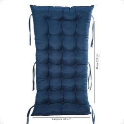 Almofada Futon Assento P/ Cadeira de Balanço Espreguiçadeira Art Decor E-commerce - 1