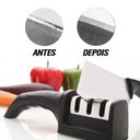Ver imagem 4 de Amolador Afiador Facas Diamantado Suporte 3 Niveis de Afiar