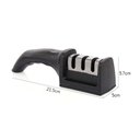 Ver imagem 3 de Amolador Afiador Facas Diamantado Suporte 3 Niveis de Afiar