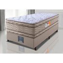 Ver imagem 1 de Cama Box Solteiro Colchão Ortofirm + Box 88x188x71 Double Face Espuma D33 Dourado