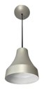 Ver imagem 1 de Lustre Luminária Pendente Utron Alumínio Bell Vexo 12cm - Cinza