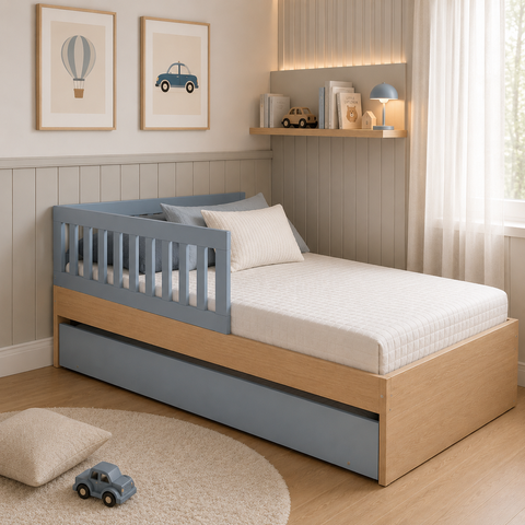 Bicama Infantil com Proteção Lateral Linha Play Quater