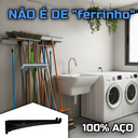 Ver imagem 4 de Suporte para Vassoura Parede Grande Super Resistente 100% Aço