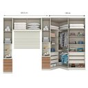 Ver imagem 2 de Quarto Modulado Casal Ambiente 5.4 New Predileto 5 Peças Areia Jequitibá - Henn