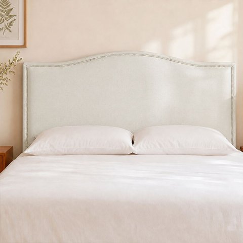 Cabeceira Lisa para Cama Box King 203cm Diesis Facto Off White - Sallar Home