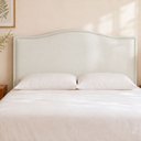 Ver imagem 1 de Cabeceira Lisa para Cama Box King 203cm Diesis Facto Off White - Sallar Home