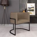 Ver imagem 1 de Poltrona Estofada Oregon Preto Fosco/suede Capuccino - M. Arapongas Preto Fosco/suede Capuccino