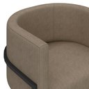 Ver imagem 4 de Poltrona Estofada Oregon Preto Fosco/suede Capuccino - M. Arapongas Preto Fosco/suede Capuccino