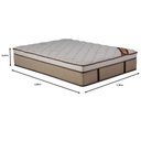 Ver imagem 3 de Colchão Casal Molas Ensacadas com Espuma Hiper Soft D33/d40 Suporta 130kg Antiderrapante 34cm Altura
