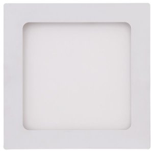 Painel Led Embutido Quadrado 22,5X22,5cm Amarelo 18w - Brilia 438251