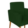 Poltrona Decorativa Nina Suede Verde - Móveis Mafer - 3