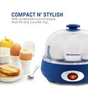 Ver imagem 4 de Elite Gourmet Egg Cooker com Capacidade para 7 Ovos e Função Automática (azul)