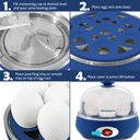 Ver imagem 5 de Elite Gourmet Egg Cooker com Capacidade para 7 Ovos e Função Automática (azul)