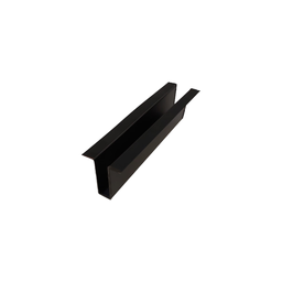 Kit 15 Un - Perfil Cartola 3000 Mm - 15 X 25 X 11 X 25 X 15 - Preto - 2