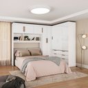 Ver imagem 2 de Guarda Roupa Casal Modulado Sevilha 5 e 2 Portas 8 Gavetas Carioca Móveis