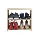 Ver imagem 2 de Sapateira Pequena para Quarto Sala 50 X 40 X 25cm - Carvalho