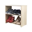 Ver imagem 3 de Sapateira Pequena para Quarto Sala 50 X 40 X 25cm - Carvalho