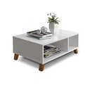 Ver imagem 3 de Mesa de Centro Retangular Branco Jordania