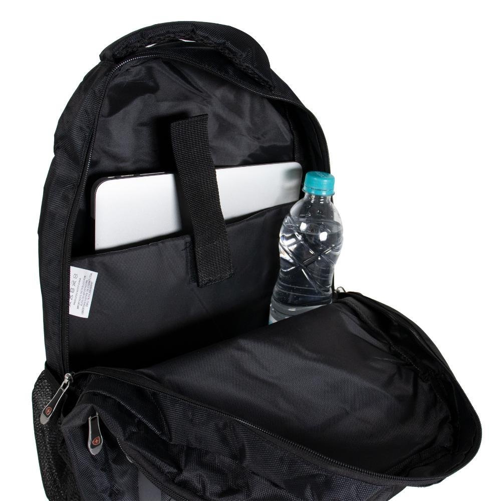 Conjunto Mala de Bordo Lucerna Preta + Mochila para Notebook Interlagos Swiss Move - 2
