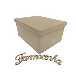 Kit Bebe Higiene Madeira Mdf Cru Liso 8 Peças - 2