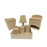 Kit Bebe Higiene Madeira Mdf Cru 7 peças Liso - 1