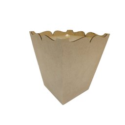 Kit Bebe Higiene Madeira Mdf Cru 7 peças Liso - 2