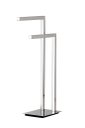 Ver imagem 2 de Toalheiro Duplo Pia Bancada Lavabo Porta Toalhas 32cm Banheiro Aço Inox Polido Linha Larissa Stainle