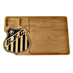 Tábua de Churrasco Carne Santos Times 30x50x3,5cm - 3 Tábua de Churrasco Carne Santos Times 30x50x3,5cm - 3