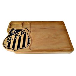 Tábua de Churrasco Carne Santos Times 30x50x3,5cm - 2 Tábua de Churrasco Carne Santos Times 30x50x3,5cm - 2