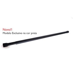 Tubo Extensível Multiuso Preto Cortina Armário 60 a 90cm - 3