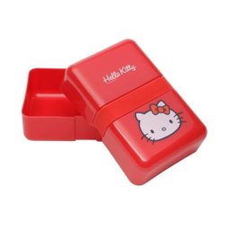 Marmita Fit Plastica Hello Kitty Face Vermelha 800ml / 750gr - 2