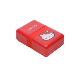 Marmita Fit Plastica Hello Kitty Face Vermelha 800ml / 750gr - 3