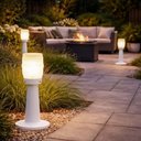 Ver imagem 3 de Kit 2 Balizadores para Jardim Branco Globo Timoneiro Leitoso E27 Dital Iluminação Externa