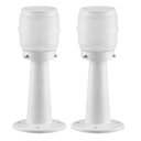 Ver imagem 1 de Kit 2 Balizadores para Jardim Branco Globo Timoneiro Leitoso E27 Dital Iluminação Externa