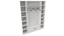 Ver imagem 4 de Armário Colmeia+cabideiro (closet,lojas, Roupas, Expositor)