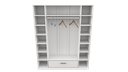 Ver imagem 1 de Armário Colmeia+cabideiro (closet,lojas, Roupas, Expositor)