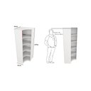 Ver imagem 2 de Armário Prateleira Canto (closet, Loja, Roupa, Organizador, Expositor)