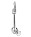 Ver imagem 3 de Torneira Cozinha Parede Bica Móvel ABS Cromado 1068 C-25:Prateado